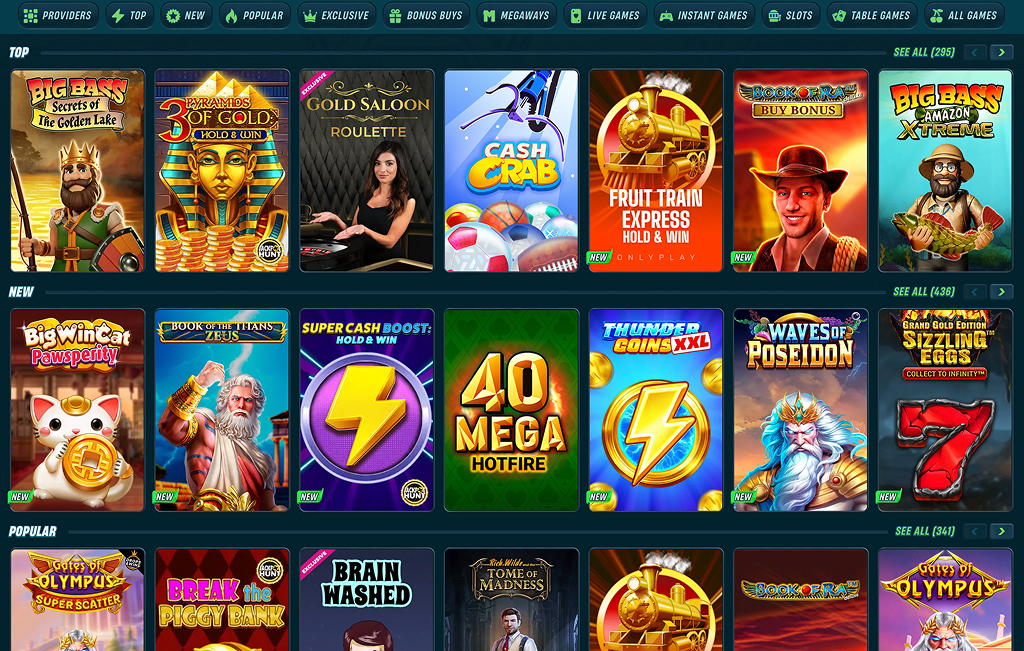 Caspero Casino Games