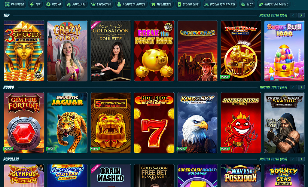 Juegos de Caspero Casino